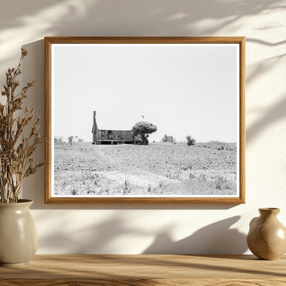 1937 Black and White Photo of Sharecroppers Home in Mississippi - Available at KNOWOL