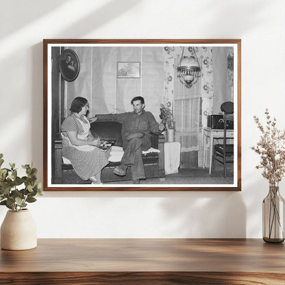1937 Family Discussion in Drought - Affected North Dakota Home - Available at KNOWOL