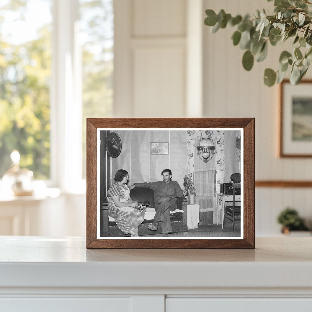 1937 Family Discussion in Drought - Affected North Dakota Home - Available at KNOWOL