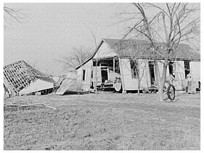 1937 Flood Damage Farmhouse Posey County Indiana - Available at KNOWOL