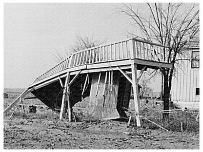 1937 Flood Damage House in Mount Vernon Indiana - Available at KNOWOL