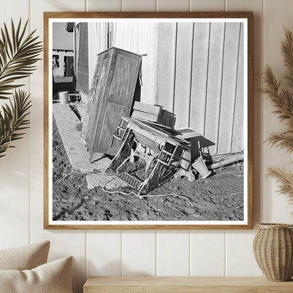 1937 Flood Damage in Posey County Indiana Furniture Photo - Available at KNOWOL