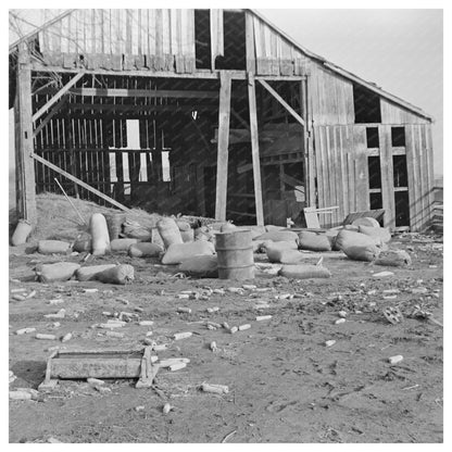 1937 Flood Damage to Grain and Corn in Posey County Indiana - Available at KNOWOL