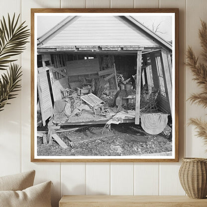 1937 Flood Damage to House in Posey County Indiana - Available at KNOWOL