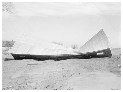 1937 Flooded Chicken House Posey County Indiana - Available at KNOWOL