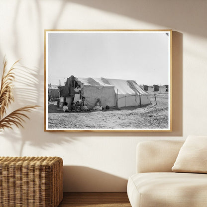 1937 Migrant Agricultural Workers Camp in California - Available at KNOWOL