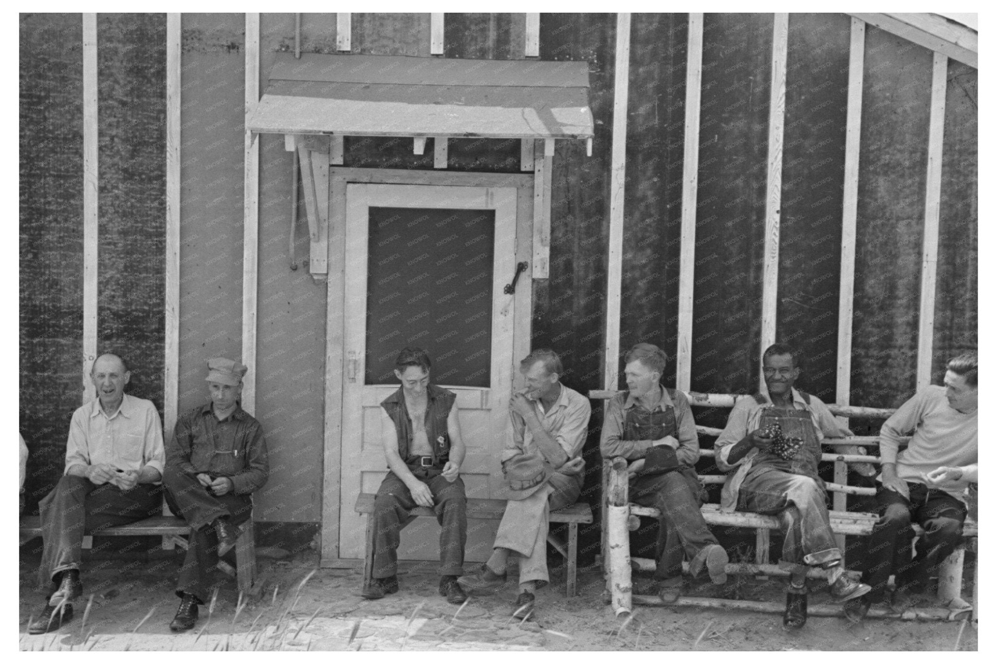 1937 Resettlement Workers Black River Falls Wisconsin Image - Available at KNOWOL