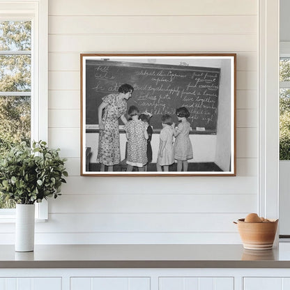 1937 Rural School Classroom in Williams County North Dakota - Available at KNOWOL