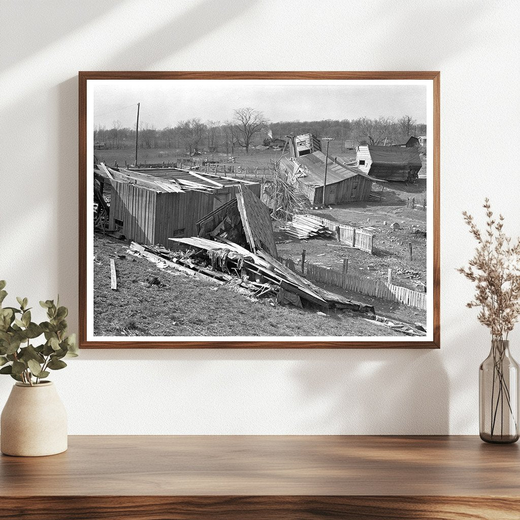 1937 Shawneetown Flood Damage Gallatin County Illinois - Available at KNOWOL