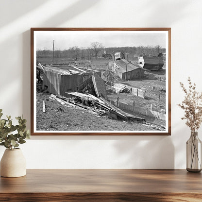1937 Shawneetown Flood Damage Gallatin County Illinois - Available at KNOWOL
