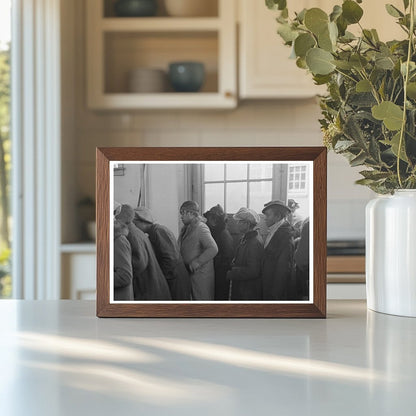 1937 Sikeston Missouri Flood Refugees in Schoolhouse - Available at KNOWOL