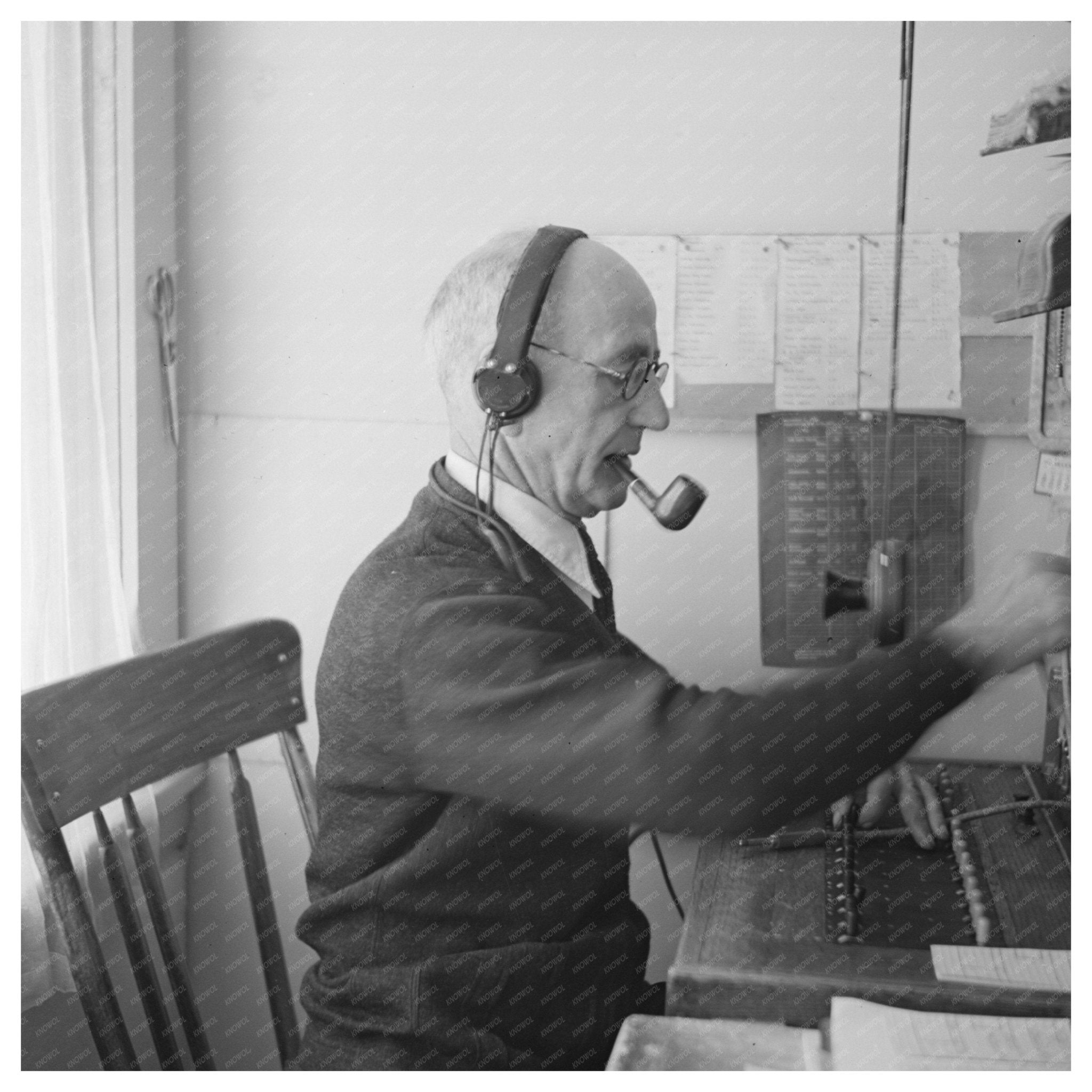 1937 Telephone Operators in Littlefork Minnesota - Available at KNOWOL