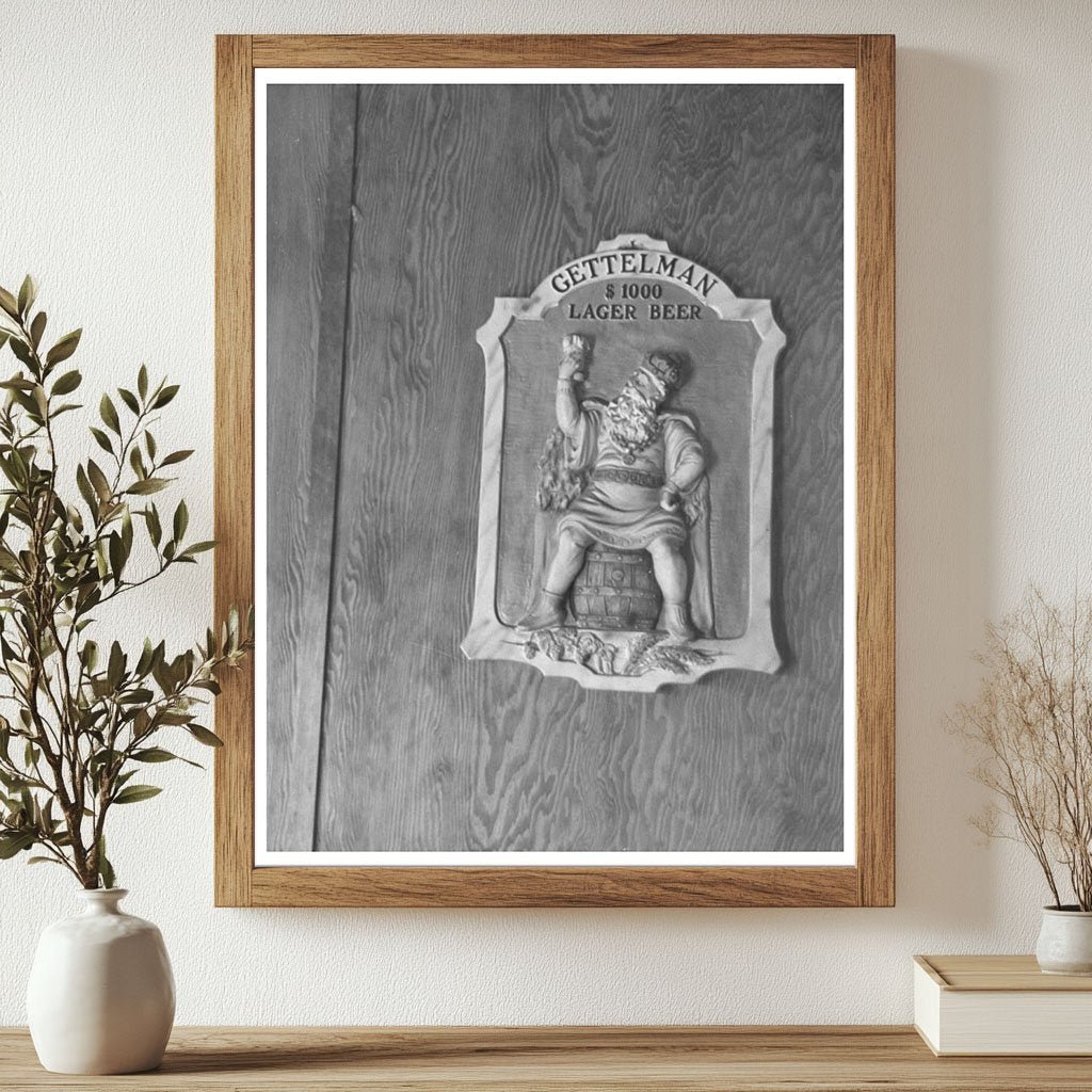 1937 Vintage Beer Parlor Sign Near Sun Prairie Wisconsin - Available at KNOWOL