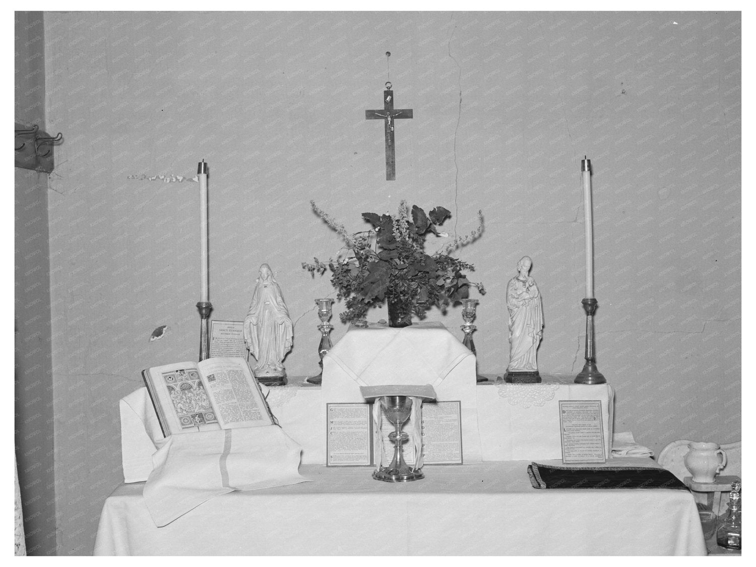 1937 Vintage Chapel of Catholic Priest in South Dakota - Available at KNOWOL