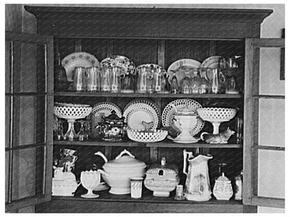 1937 Vintage Cupboard in Eldorado Illinois Home - Available at KNOWOL