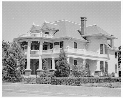 1937 Vintage Ennis Texas House Photograph Cotton Farming - Available at KNOWOL