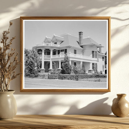 1937 Vintage Ennis Texas House Photograph Cotton Farming - Available at KNOWOL