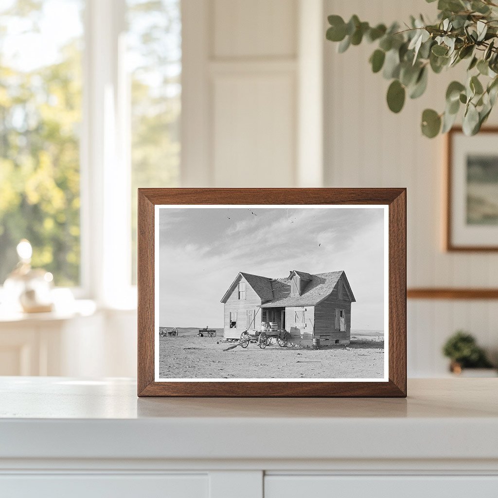 1937 Vintage Farmhouse and Water Wagon in Montana - Available at KNOWOL