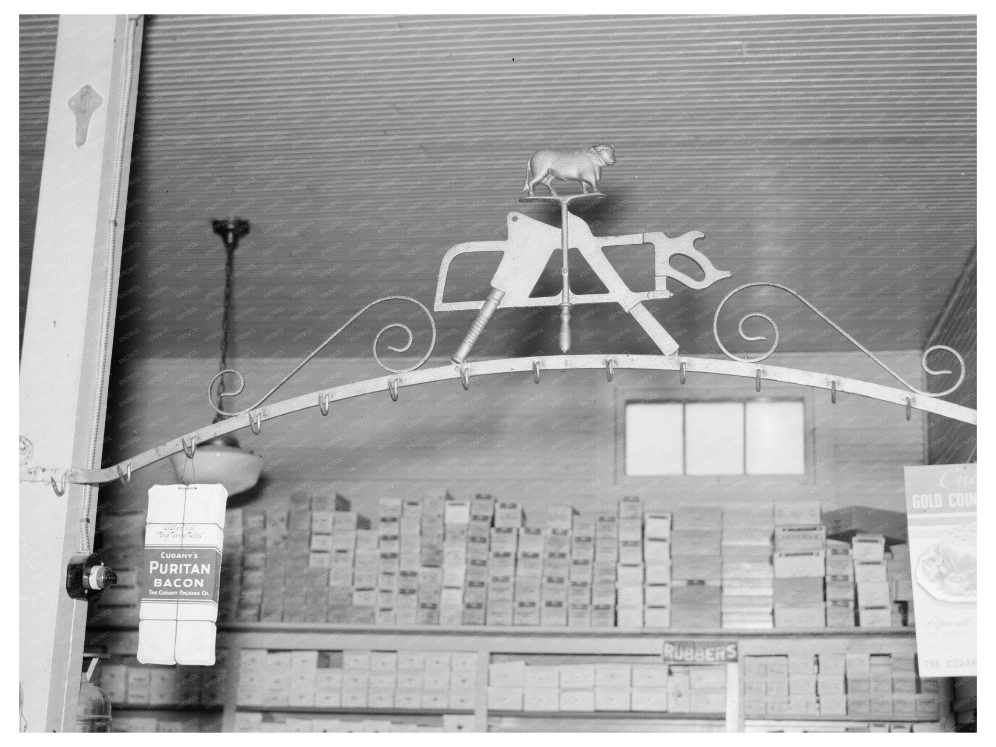 1937 Vintage General Store Exterior in Gilbert Minnesota - Available at KNOWOL