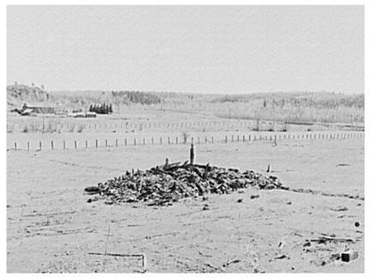 1937 Vintage Image of Abandoned Iron Mine in Michigan - Available at KNOWOL