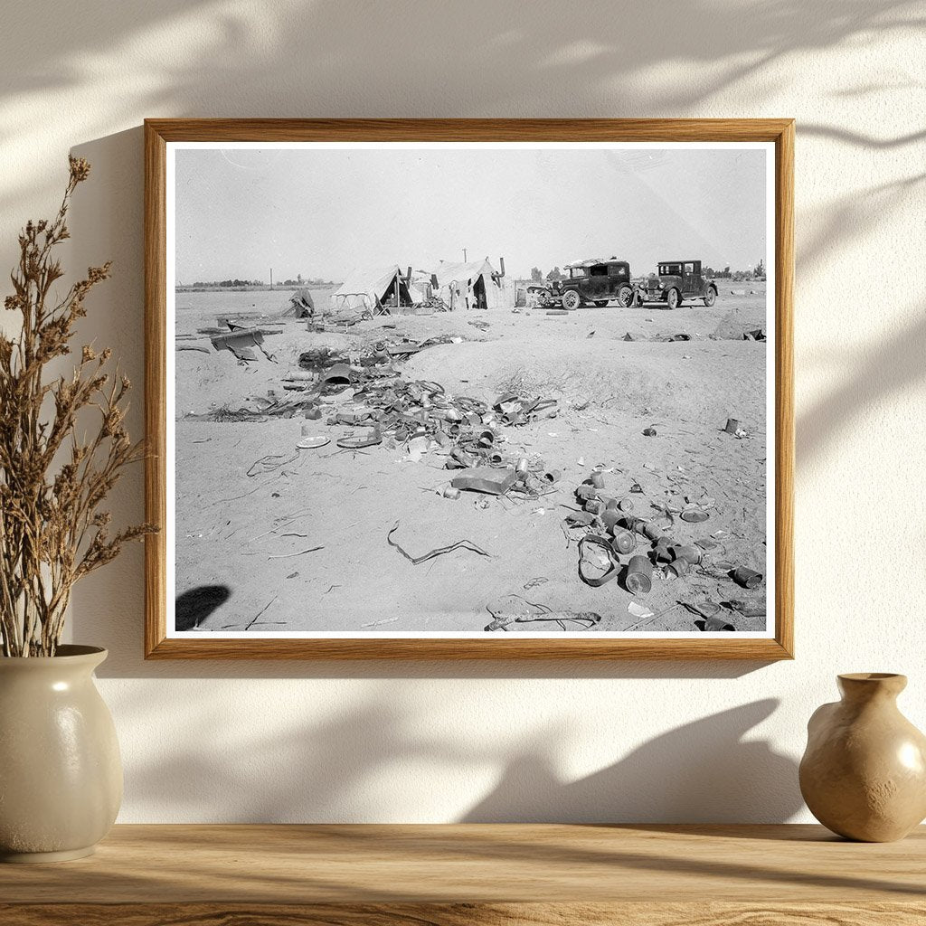 1937 Vintage Image of Refugee Families in Holtville California - Available at KNOWOL