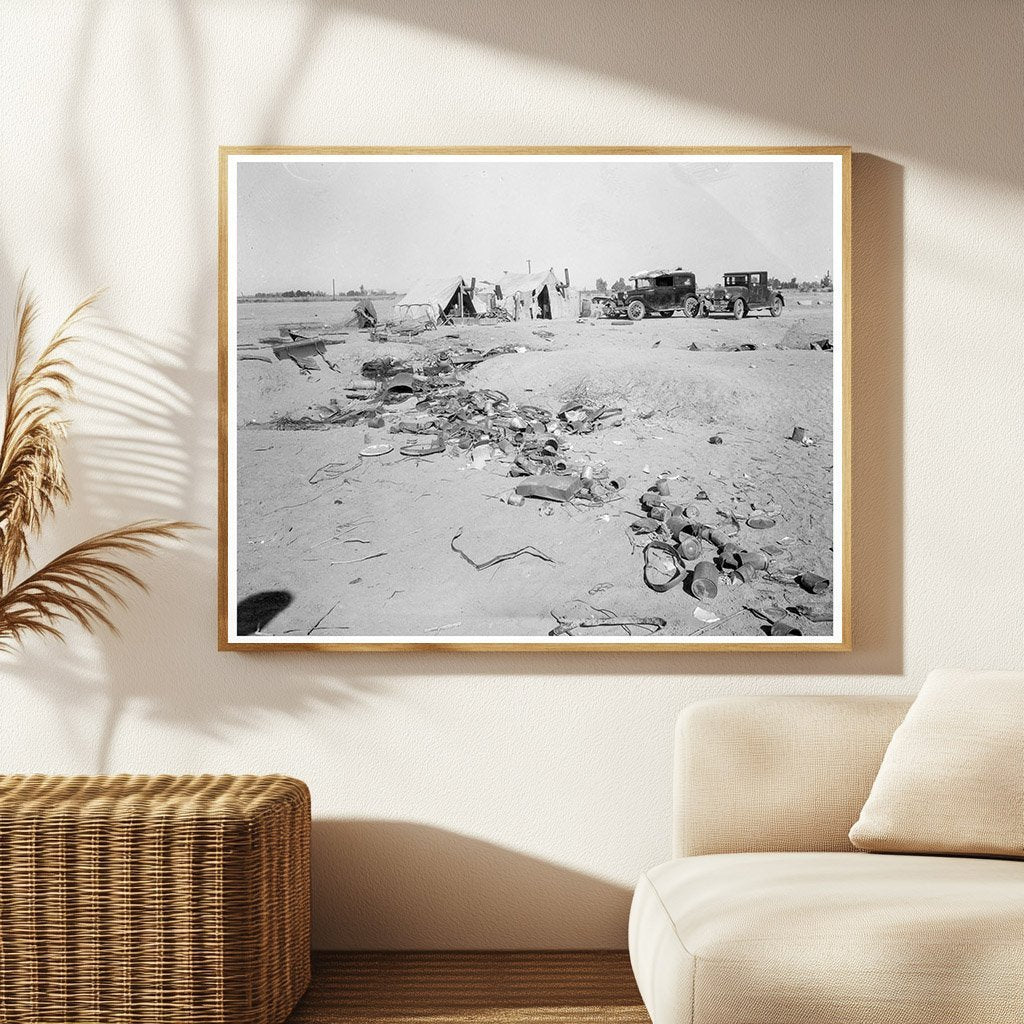 1937 Vintage Image of Refugee Families in Holtville California - Available at KNOWOL