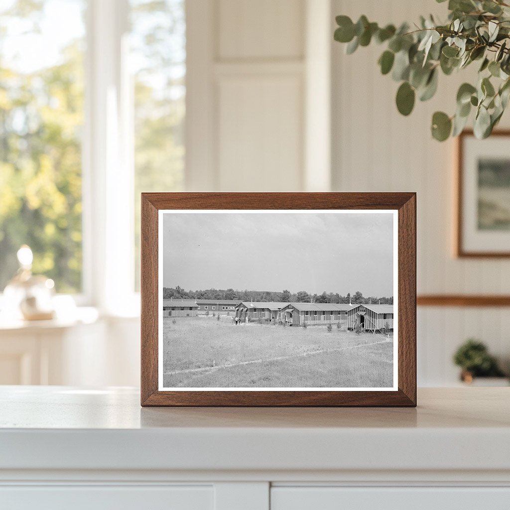 1937 Vintage Image of Work Camp in Wisconsin Resettlement Project - Available at KNOWOL