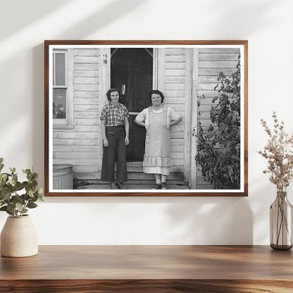 1937 Vintage Image Pioneer Farmer Family Little Fork Minnesota - Available at KNOWOL