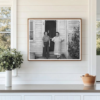 1937 Vintage Image Pioneer Farmer Family Little Fork Minnesota - Available at KNOWOL