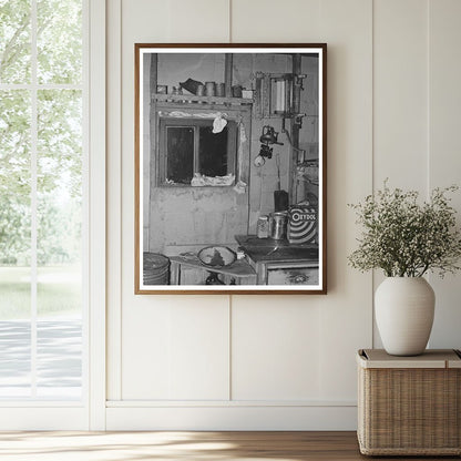 1937 Vintage Kitchen Window in Dust Storm Affected Area - Available at KNOWOL