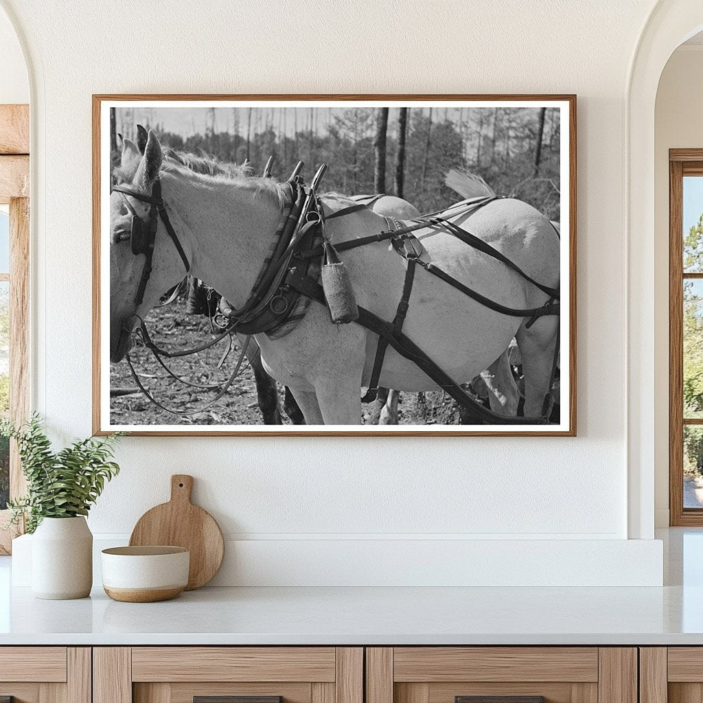 1937 Vintage Lumberjack Camp Water Bottle on Horse Collar - Available at KNOWOL