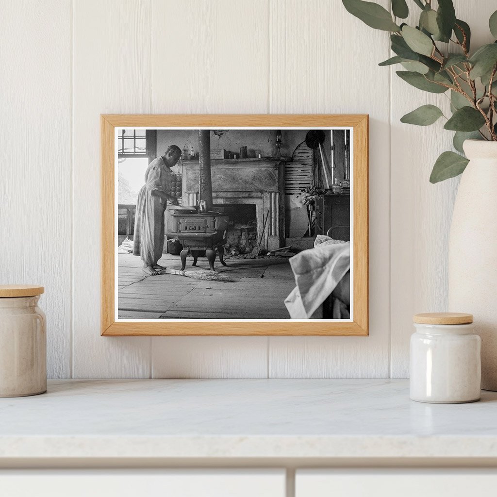 1937 Vintage Photo of a Vacant Plantation House Interior - Available at KNOWOL