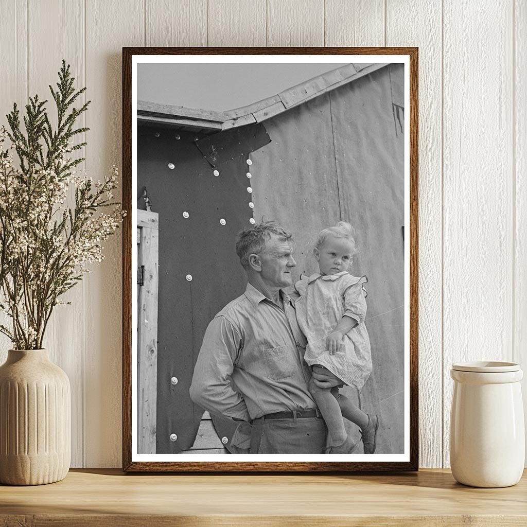 1937 Vintage Photo of Farmer and Daughter in Minnesota - Available at KNOWOL