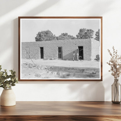 1937 Vintage Photo of Migrant Labor Housing Arizona - Available at KNOWOL