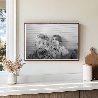 1937 Vintage Photo of North Dakota Boy with Eczema - Available at KNOWOL