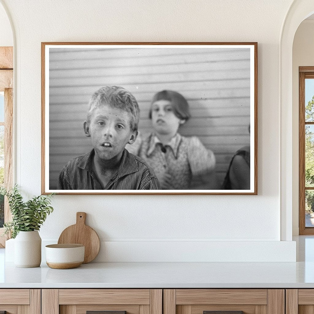 1937 Vintage Photo of North Dakota Boy with Eczema - Available at KNOWOL