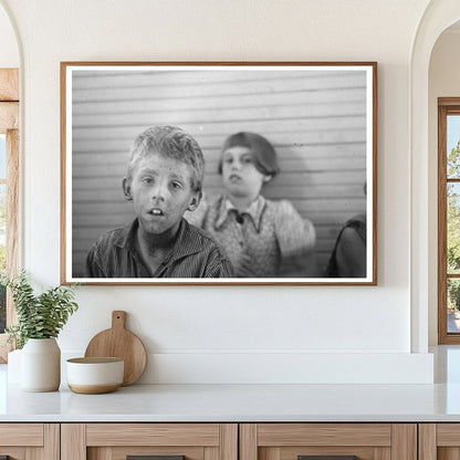 1937 Vintage Photo of North Dakota Boy with Eczema - Available at KNOWOL