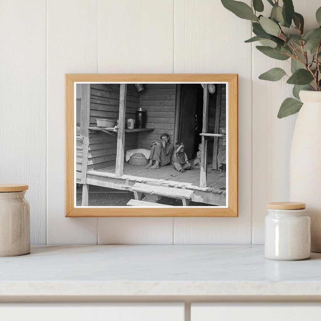 1937 Vintage Photo of Sharecropper Family in South Carolina - Available at KNOWOL