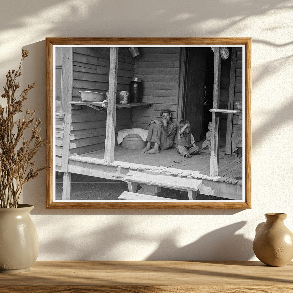 1937 Vintage Photo of Sharecropper Family in South Carolina - Available at KNOWOL