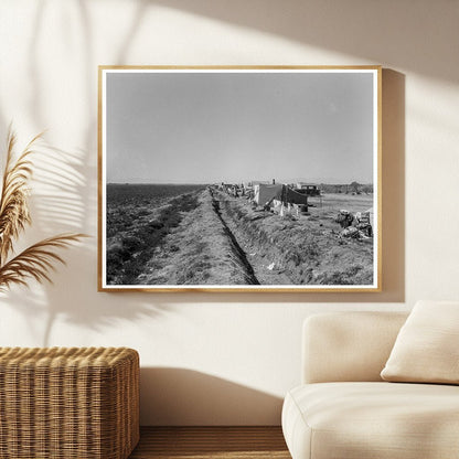 1937 Vintage Photograph of Dust Bowl Squatter Camp California - Available at KNOWOL