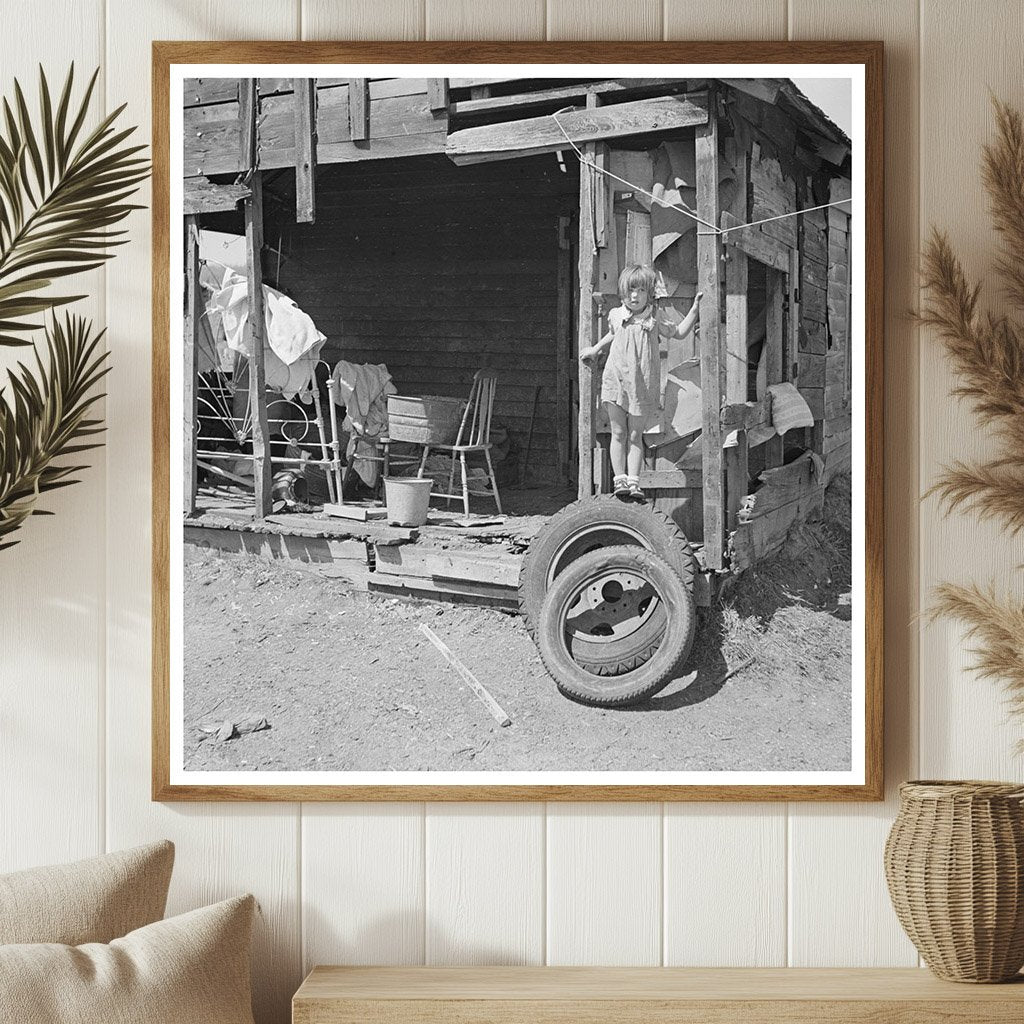 1937 Washday Scene on Back Porch in Gibbs City Michigan - Available at KNOWOL