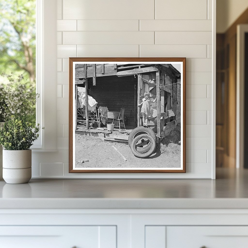 1937 Washday Scene on Back Porch in Gibbs City Michigan - Available at KNOWOL