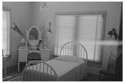 1938 Bedroom of Cajun Farmers Daughter in Louisiana - Available at KNOWOL