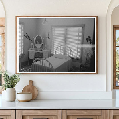 1938 Bedroom of Cajun Farmers Daughter in Louisiana - Available at KNOWOL