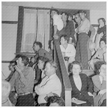 1938 Conference Attendees During Cotton Strike in Bakersfield - Available at KNOWOL