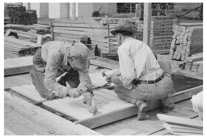 1938 Construction of Door Panels in Southeast Missouri Farms - Available at KNOWOL