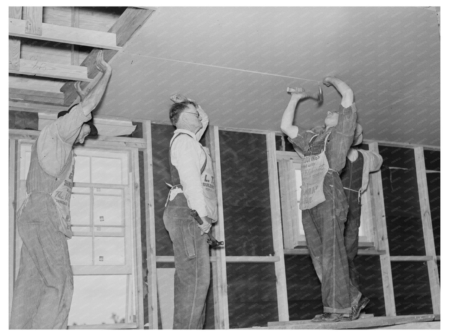 1938 Construction Scene in Southeast Missouri - Available at KNOWOL