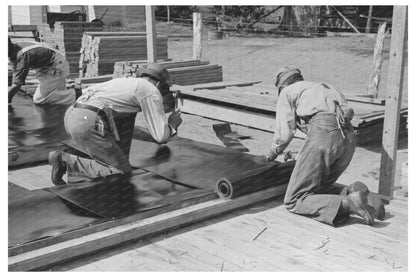 1938 Construction Workers at Southeast Missouri Farms Project - Available at KNOWOL