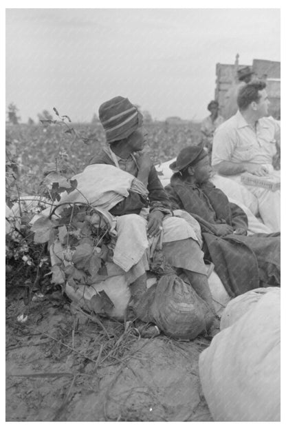 1938 Cotton Pickers at Lake Dick Project Arkansas - Available at KNOWOL