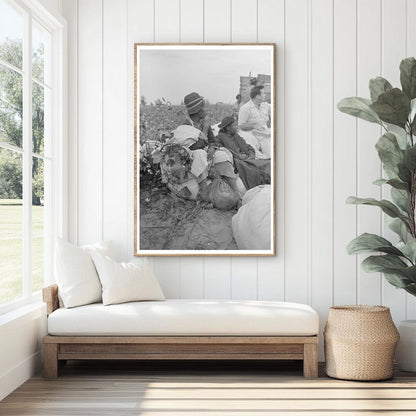 1938 Cotton Pickers at Lake Dick Project Arkansas - Available at KNOWOL